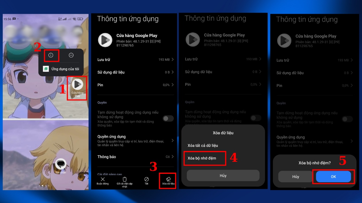 Cách khắc phục lỗi  lấy lại CH Play trên điện thoại Android