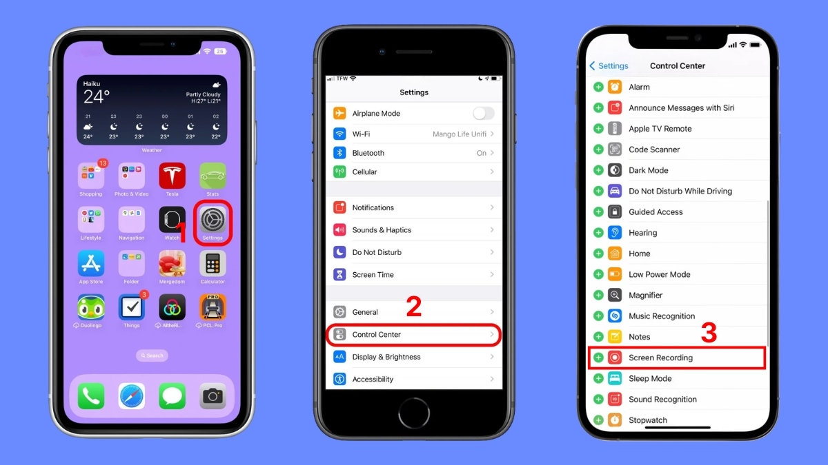 Điều kiện chuẩn bị trước khi quay màn hình iPhone 14
