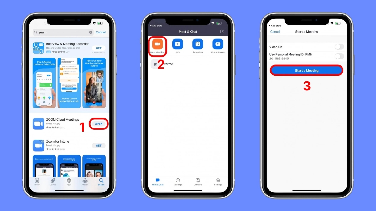 Cách quay màn hình iPhone 14 bằng ứng dụng bước 1