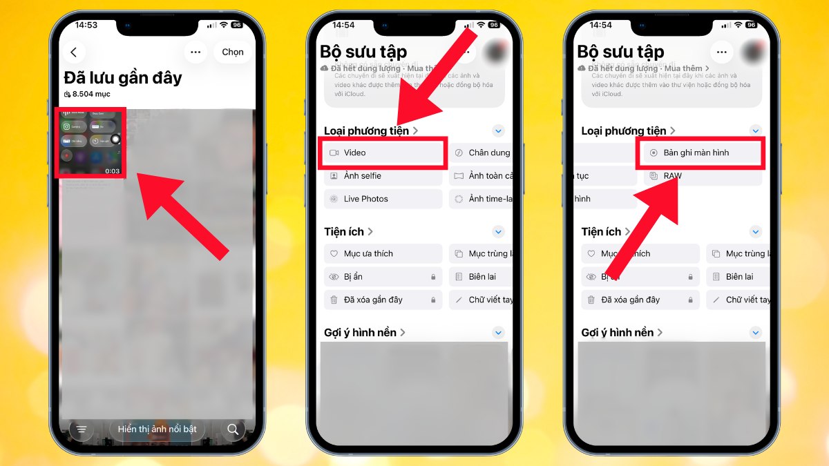 Video quay màn hình iPhone 11 được lưu ở đâu