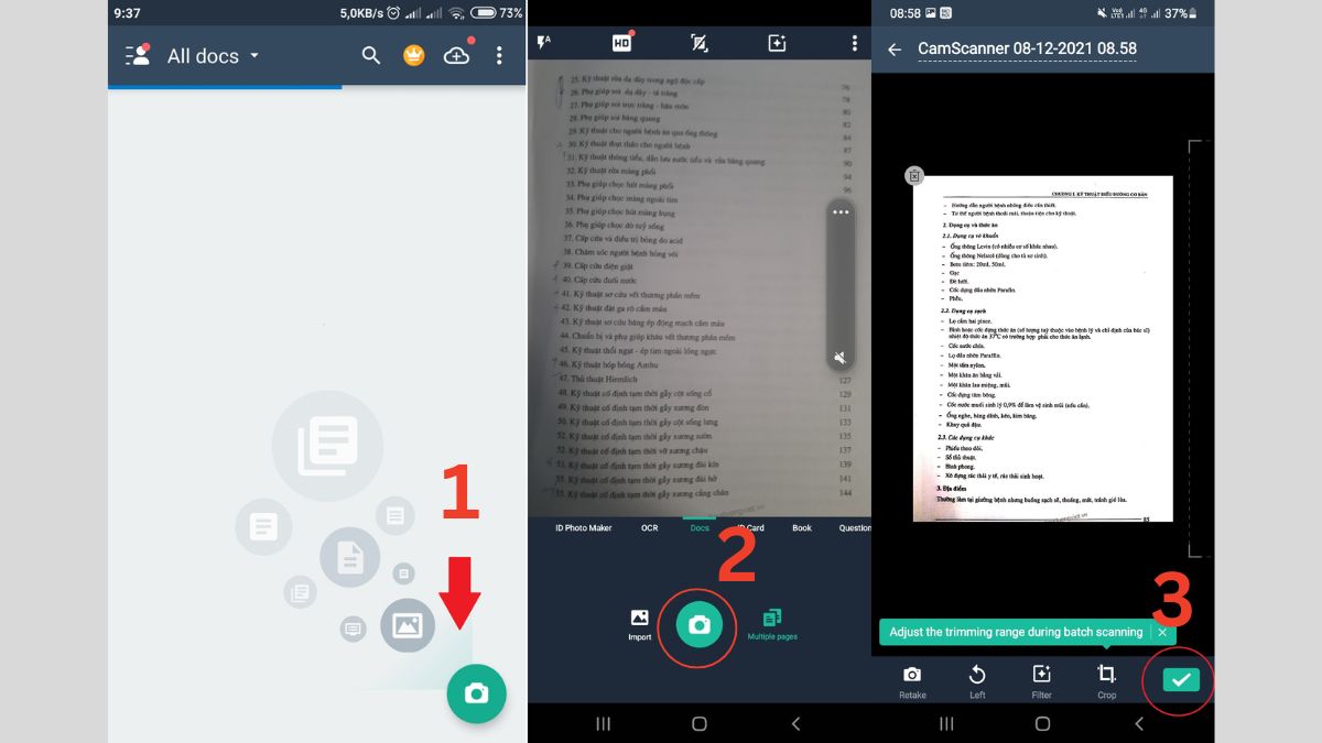 Cách scan ảnh, tài liệu trên điện thoại bằng CamScanner