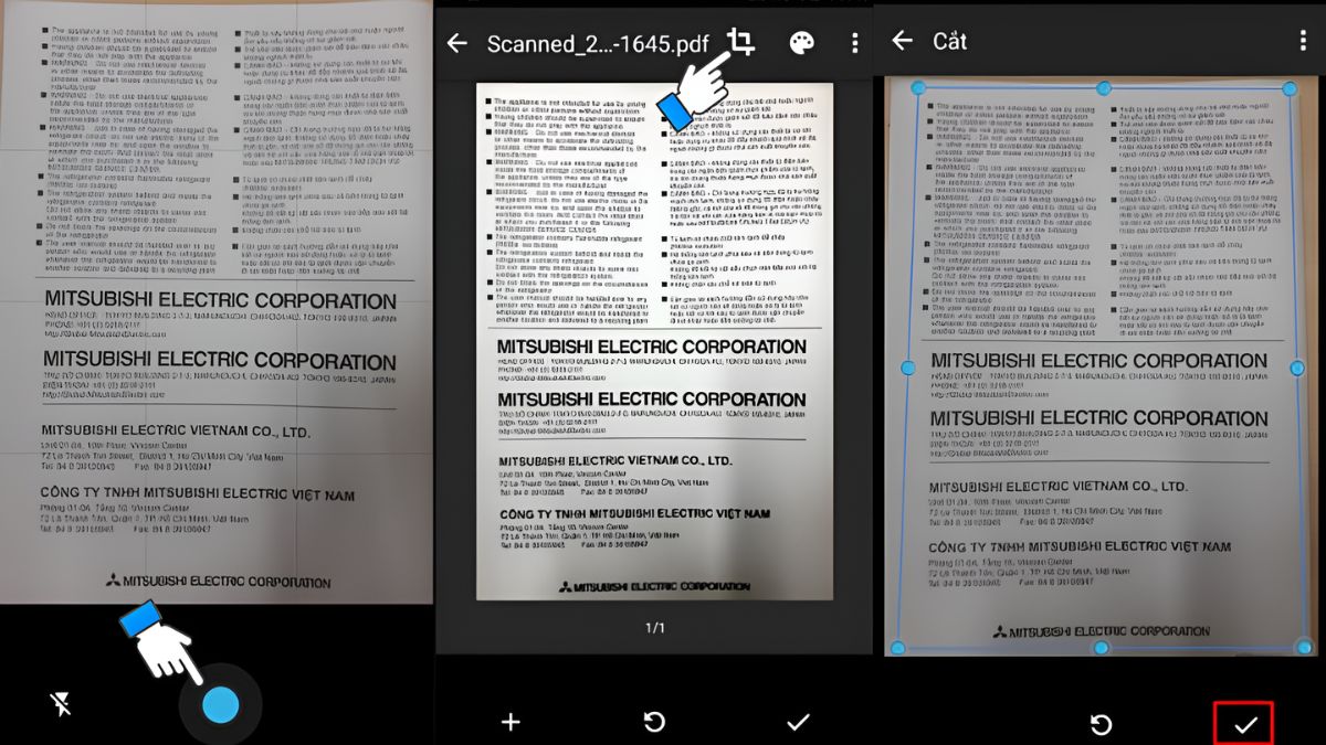 cách scan ảnh, tài liệu trên iphone bằng Google Drive bước 3