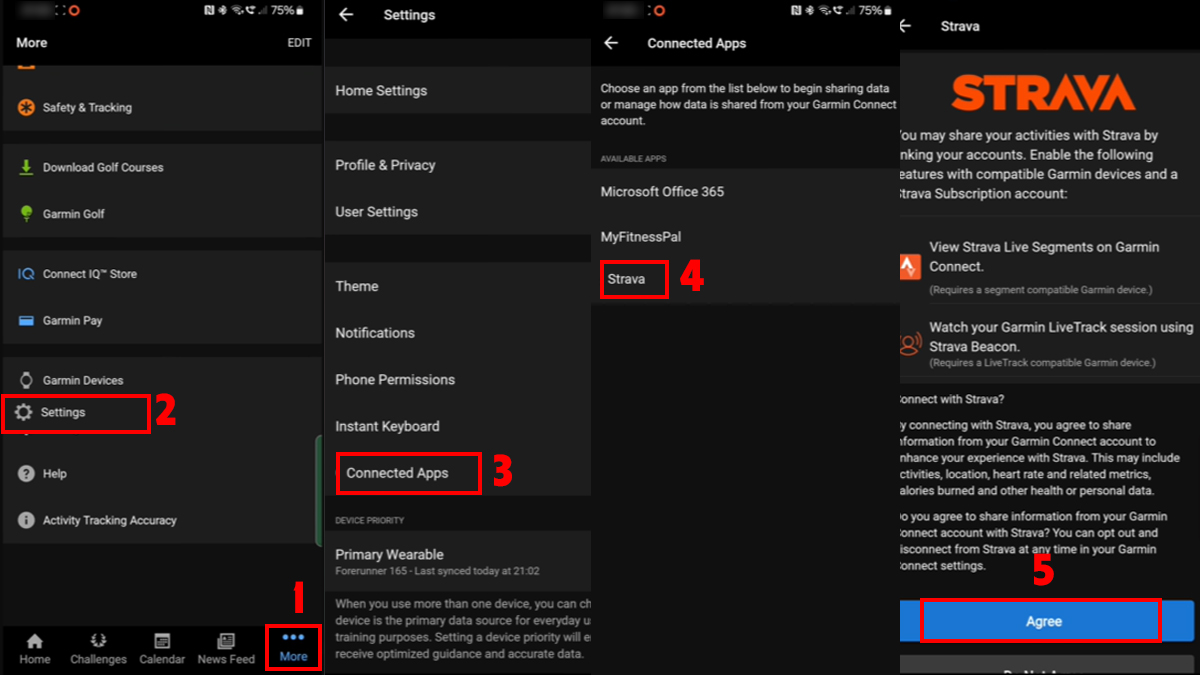 Cách sử dụng đồng hồ Garmin Đồng bộ Garmin với app thể thao Strava