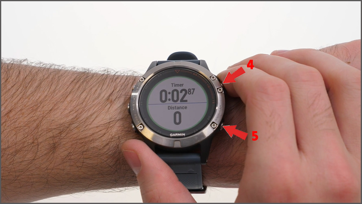 Cách sử dụng đồng hồ Garmin theo dõi 3 môn thể thao phối hợp bước 2