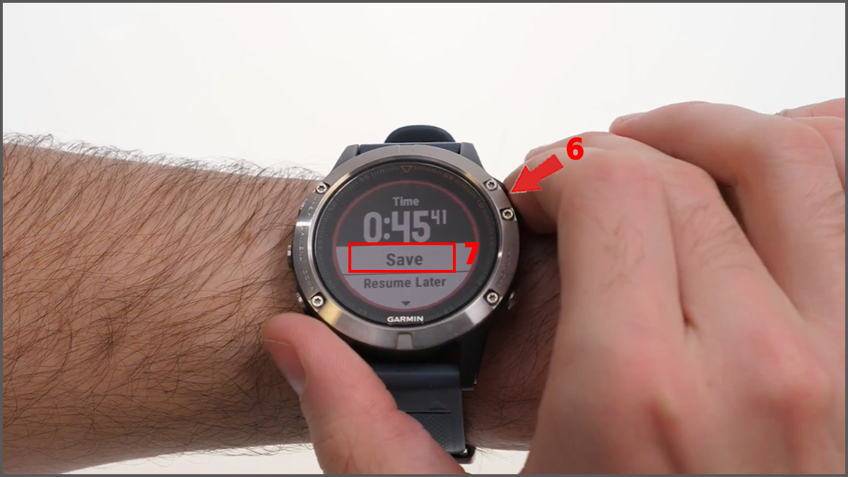 Cách sử dụng đồng hồ Garmin theo dõi 3 môn thể thao phối hợp bước 3