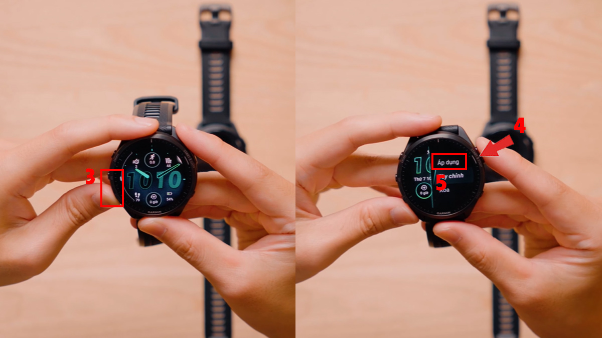Cách sử dụng các chức năng đồng hồ Garmin thay đổi mặt đồng hồ bước 5