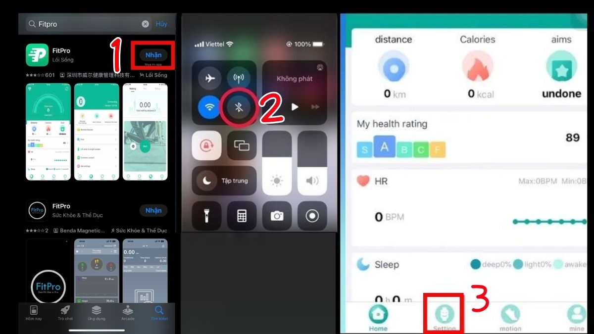 Cách sử dụng đồng hồ thông minh Y68 bằng điện thoại bước 1