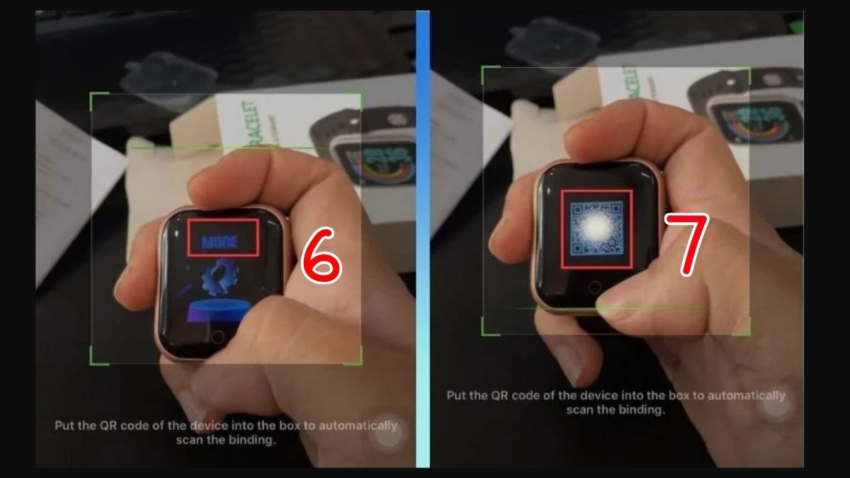 Cách sử dụng đồng hồ thông minh Y68 bằng điện thoại bước 3