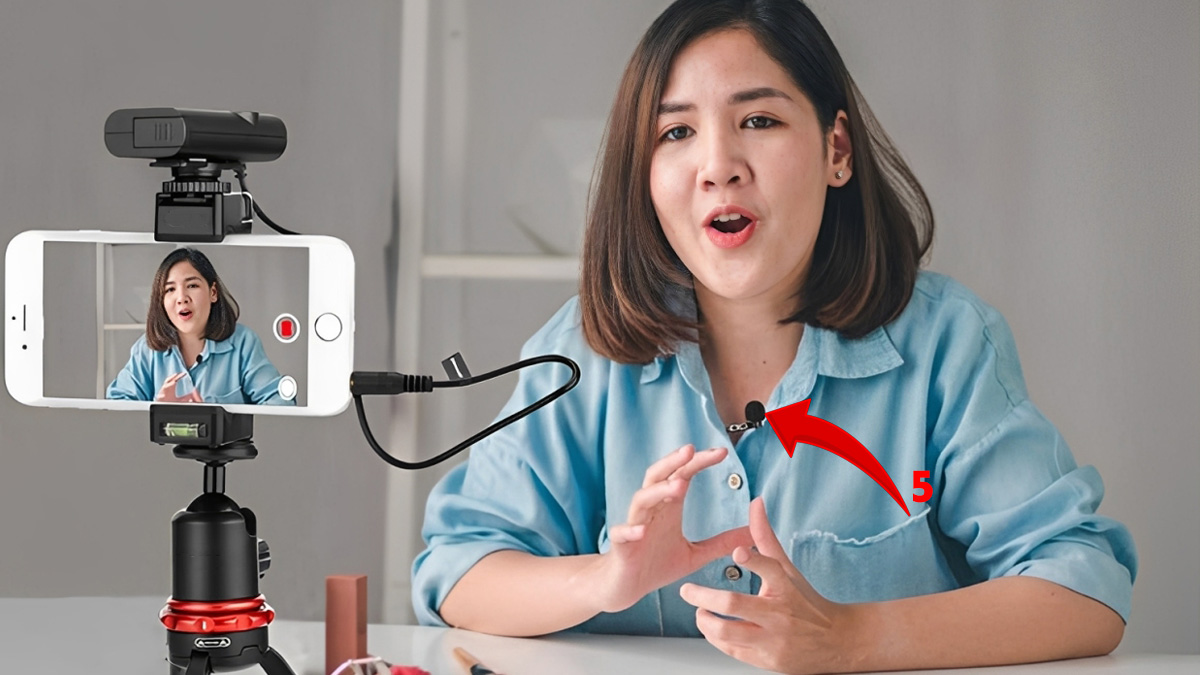 Cách sử dụng micro cài áo không dây bước 3