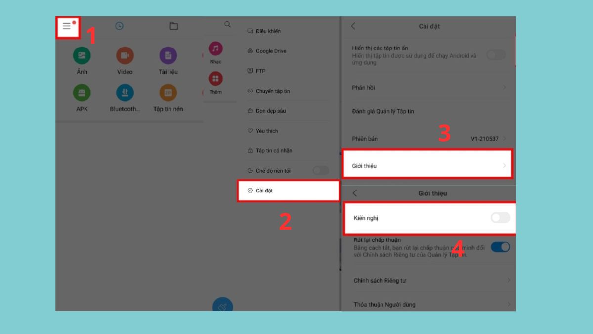 cách tắt quảng cáo trên điện thoại Xiaomi Chặn trong ứng dụng tệp