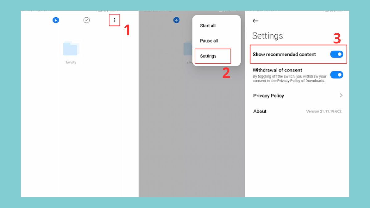 cách tắt quảng cáo trên điện thoại Xiaomi Chặn trong ứng dụng tải xuống