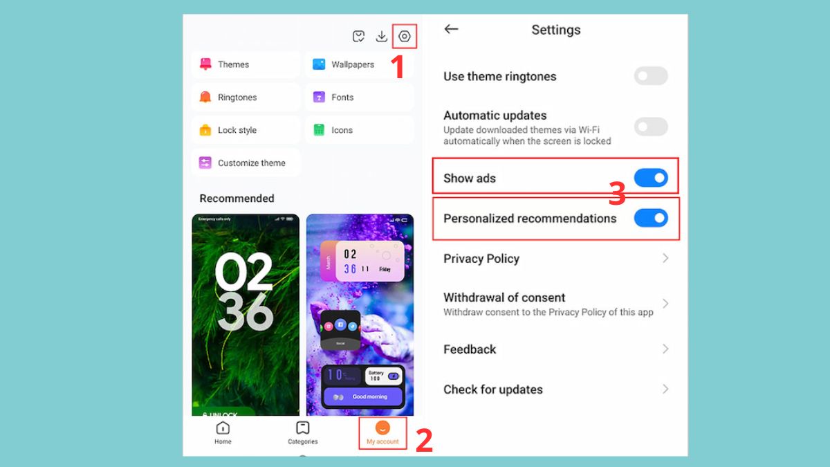 cách tắt quảng cáo trên điện thoại Xiaomi Chặn quảng cáo trong ứng dụng Chủ đề