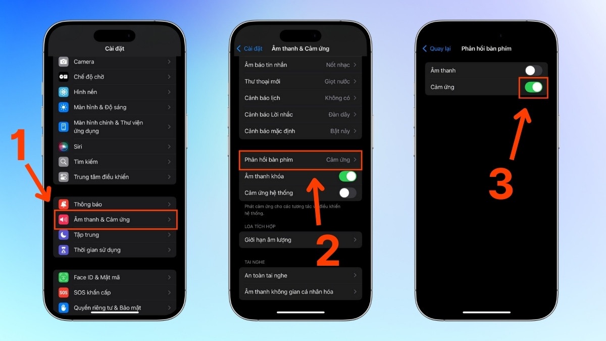 Hướng dẫn cách tắt rung bàn phím trên iPhone