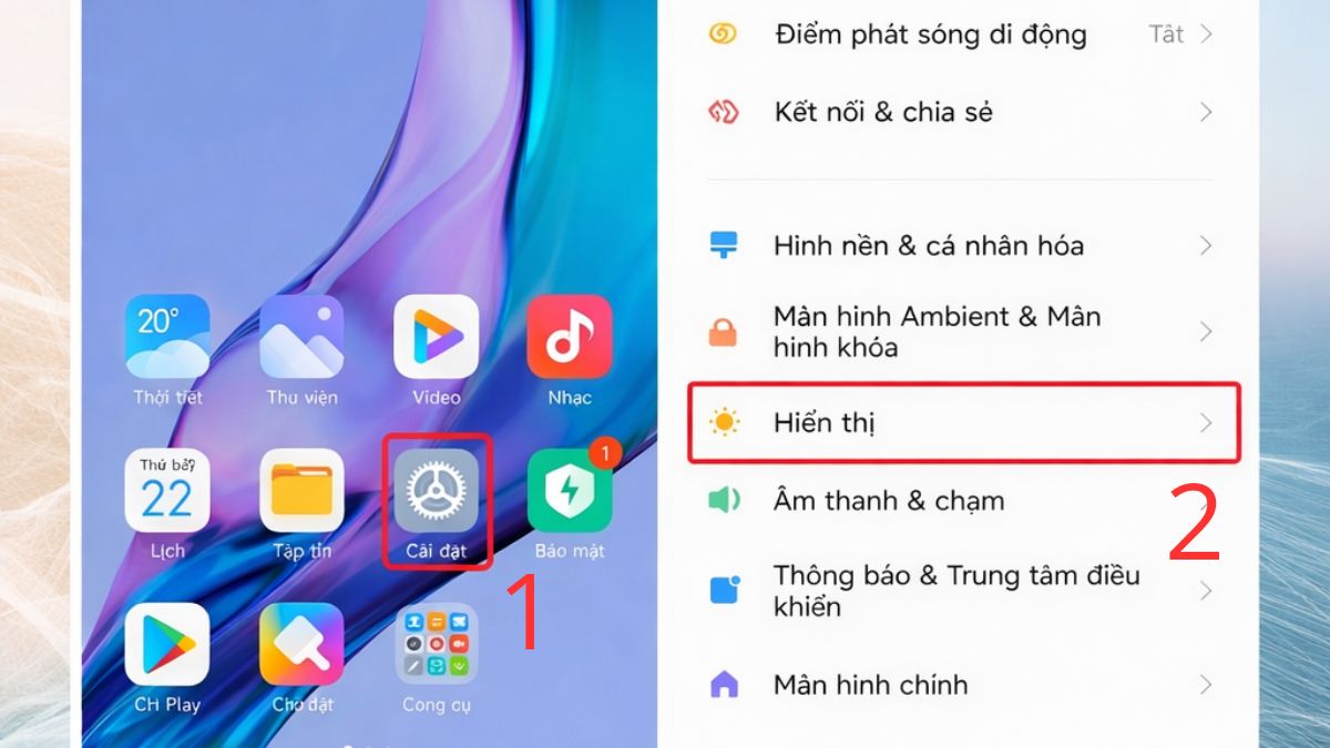 cách tiết kiệm pin Android giảm tần số bước 1