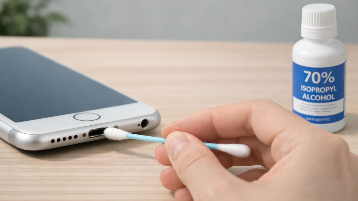 Cách vệ sinh loa điện thoại cồn nồng độ thấp isopropyl