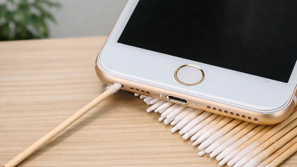 Cách vệ sinh loa điện thoại cổng tai nghe và jack cắm