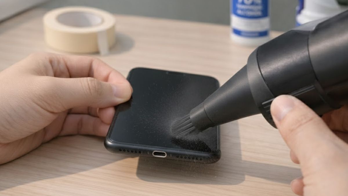 Cách vệ sinh loa điện thoại bằng máy hút bụi