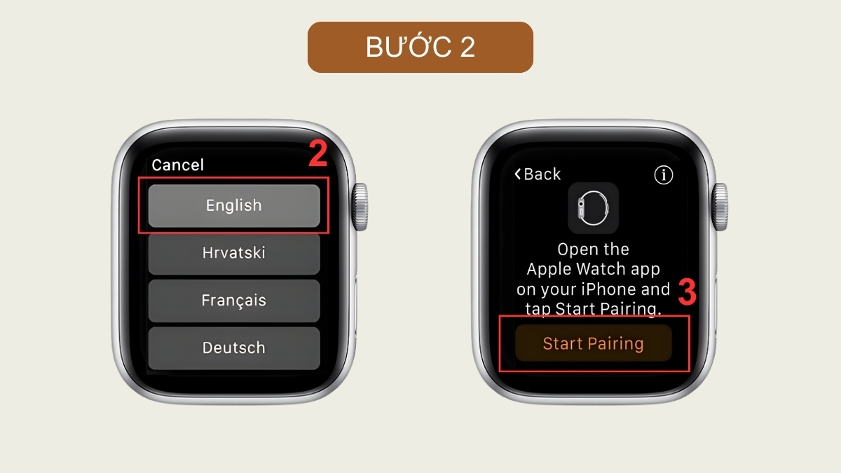 Hướng dẫn cách cài đặt Apple Watch ghép đôi tự động với iphone bước 2