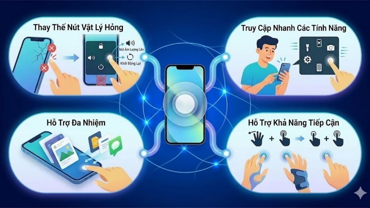 Lợi ích của việc cài đặt nút Home trên iPhone