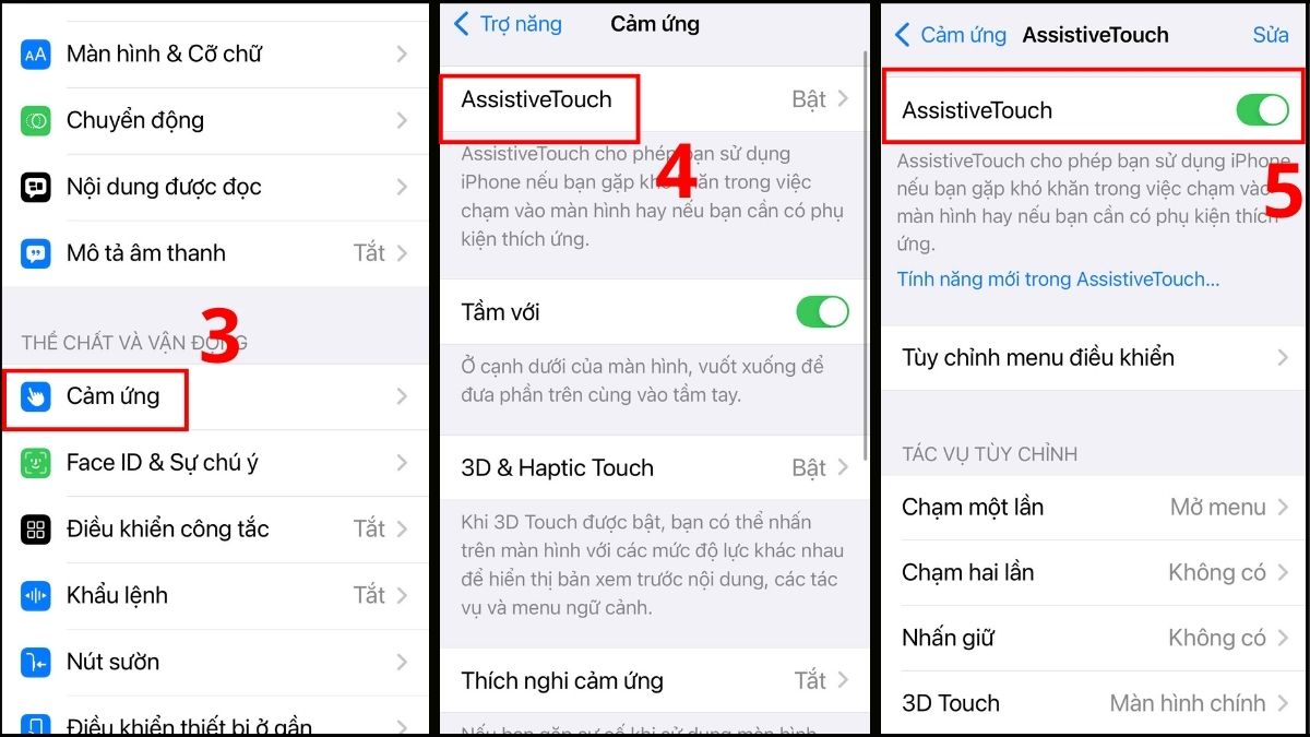 Cách cài đặt nút Home trên iPhone bước 3