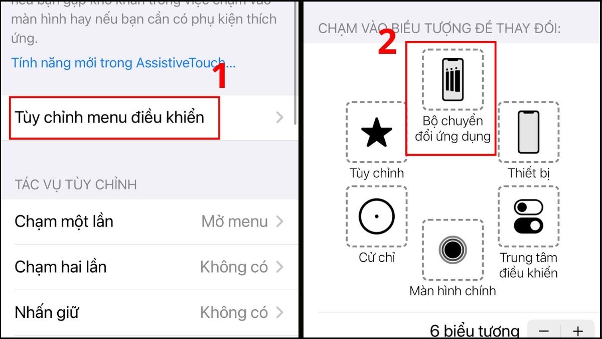 Tùy chỉnh cài đặt chức năng nút Home trên iPhone bước 1