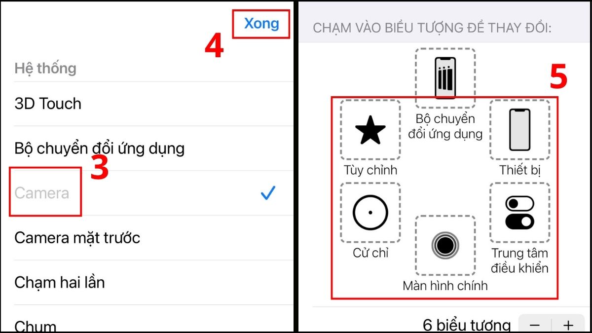 Tùy chỉnh cài đặt chức năng nút Home trên iPhone bước 3
