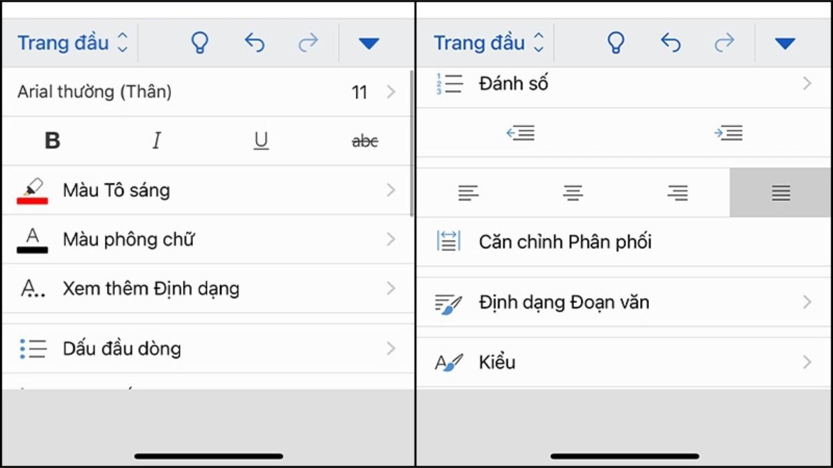 Cách chỉnh sửa văn bản trên iPhone bằng Word bước 3