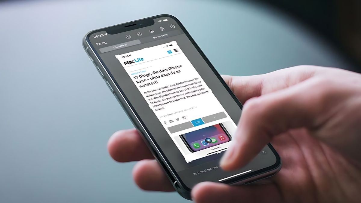 Lỗi thường gặp khi chụp màn hình trên iPhone