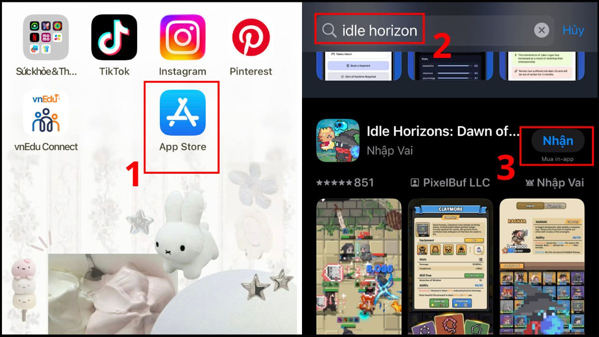Hướng dẫn cách tải Idle Horizons về điện thoại iphone