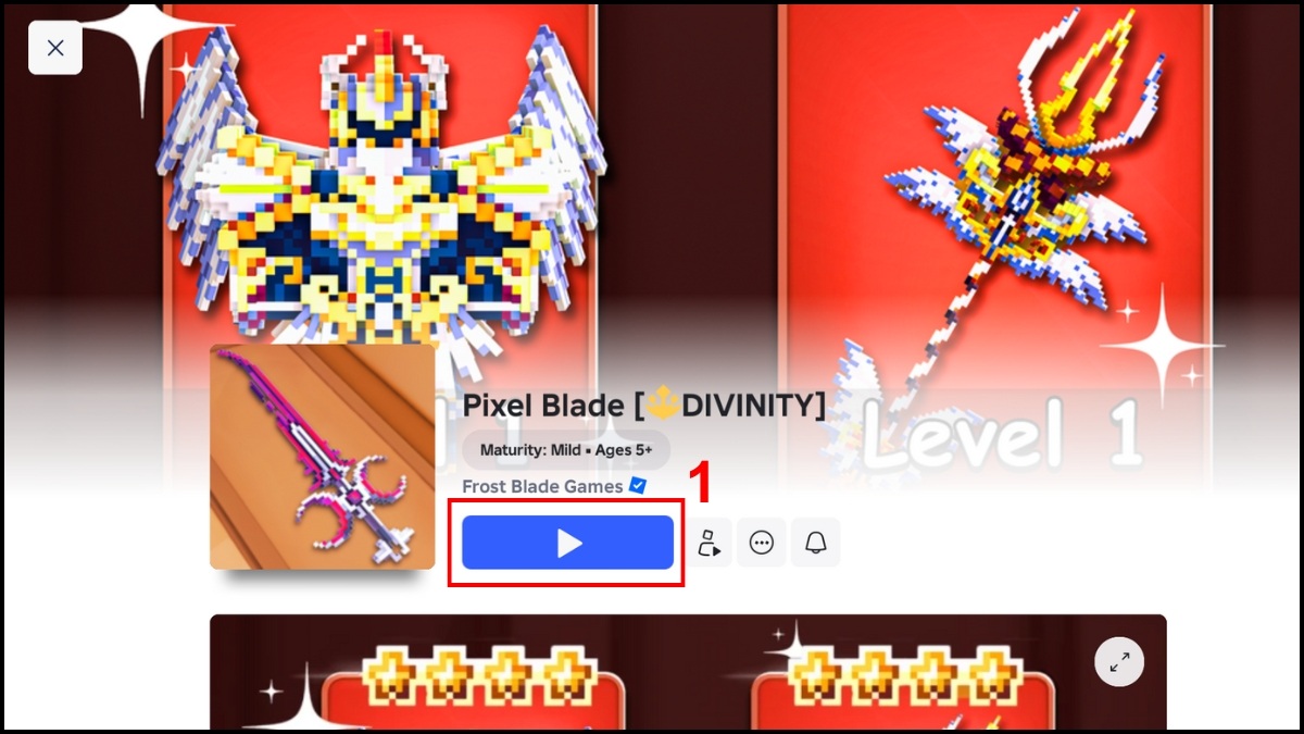 Cách nhập mã code Pixel Blade bước 1