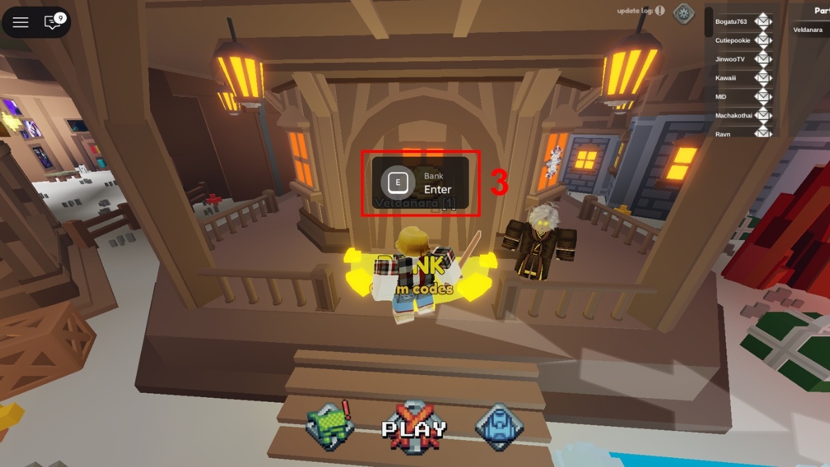 Cách nhập mã code Pixel Blade bước 3