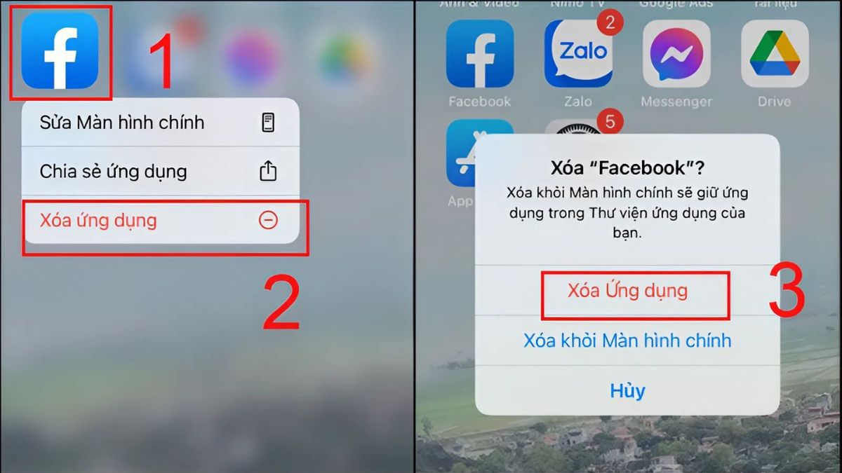 Cách khắc phục điện thoại iPhone nóng bất thường gỡ bỏ ứng dụng không cần thiết