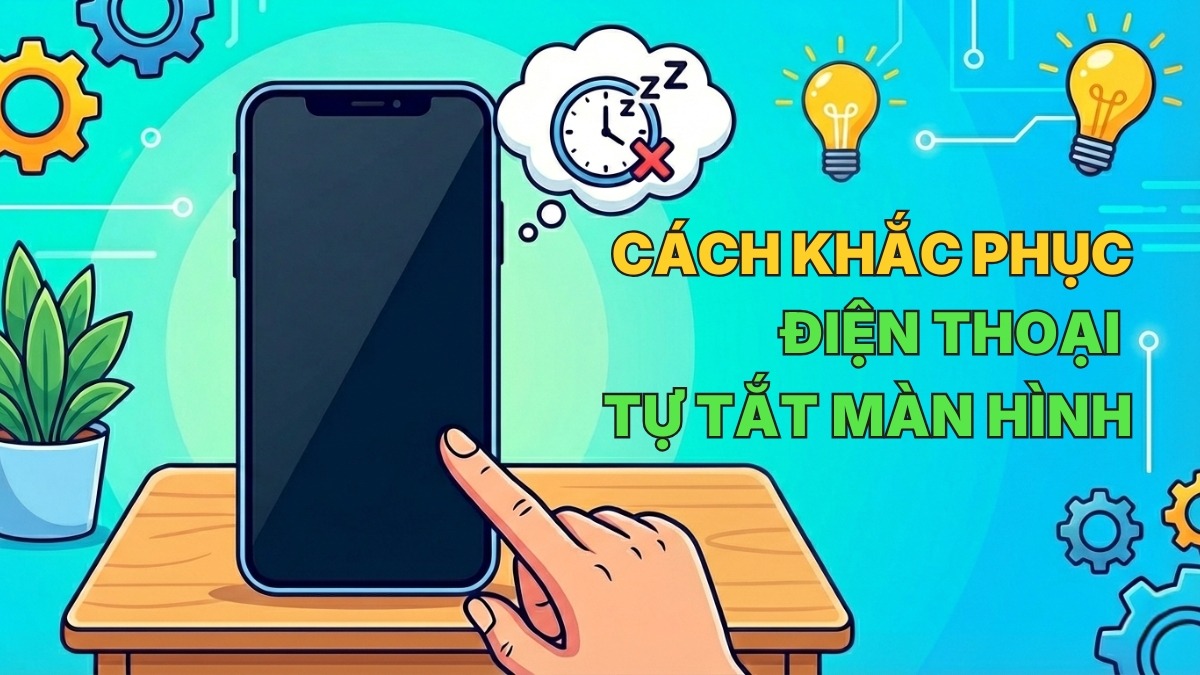 Cách khắc phục điện thoại tự tắt màn hình khi đang sử dụng