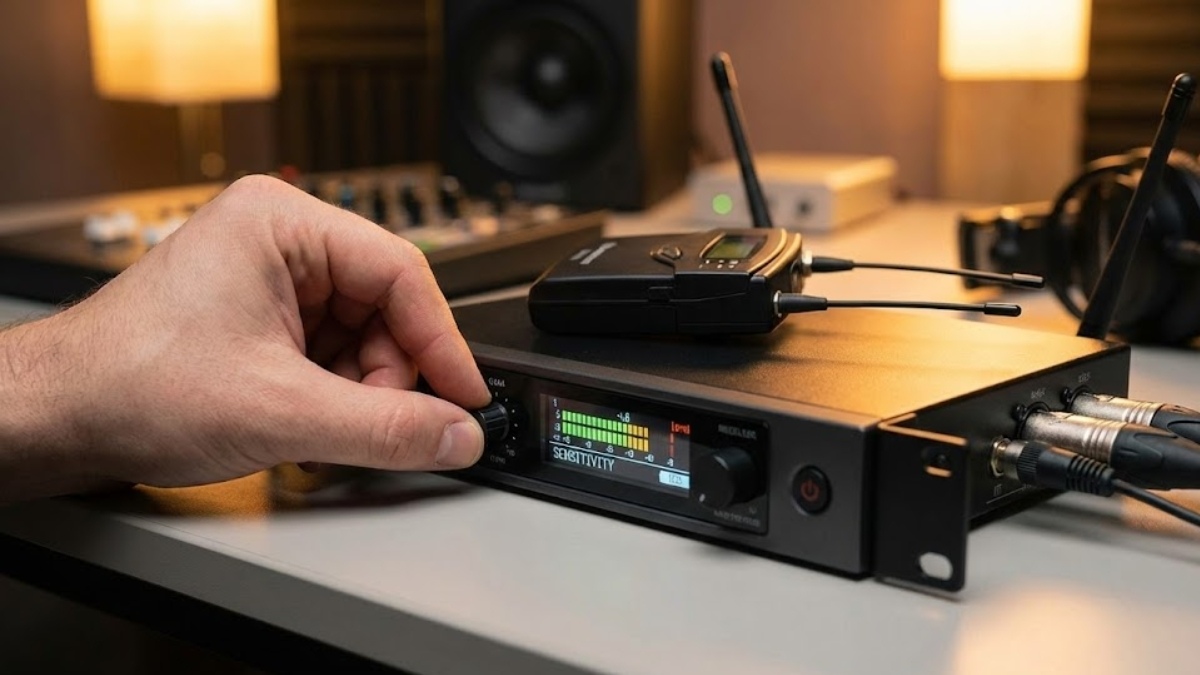 Cách chỉnh độ nhạy của micro bước 1