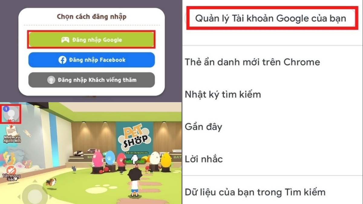 Cách đổi avatar Play Together bằng ảnh đại diện của mình bước 1