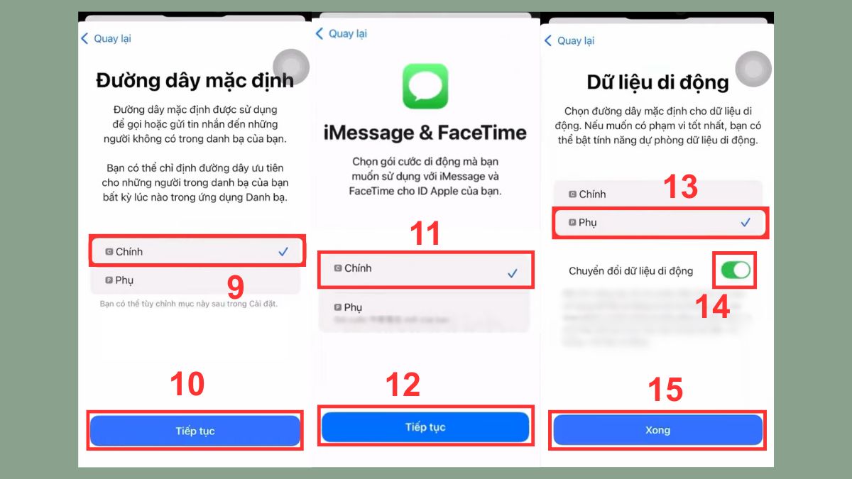 Cách kích hoạt eSIM trên iPhone quét mã bước 3