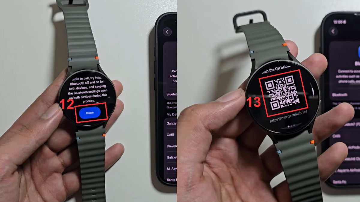 Cách kết nối Galaxy Watch 7 với iPhone bước 3-2