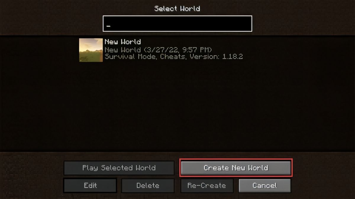 Hướng dẫn nhập lệnh cheats Minecraft bước 1