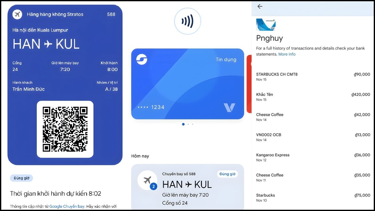 Tính năng nổi bật của Google Wallet có nhiều tiện ích dễ sử dụng