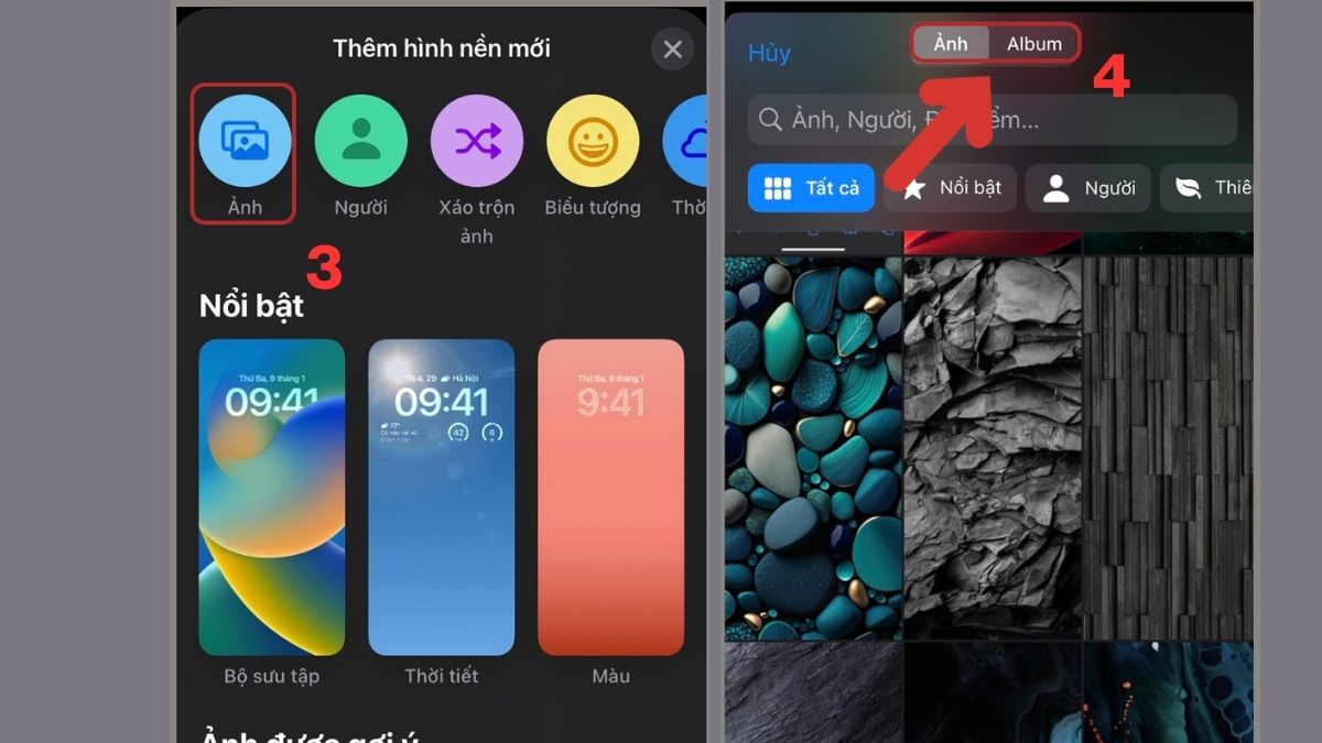 Cách cài hình nền cho iPhone 14 Pro Max bước 3