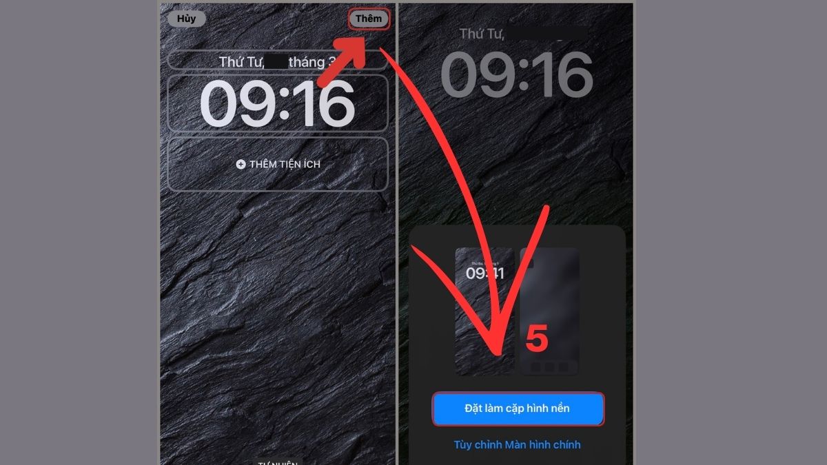 Cách cài hình nền cho iPhone 14 Pro Max bước 5