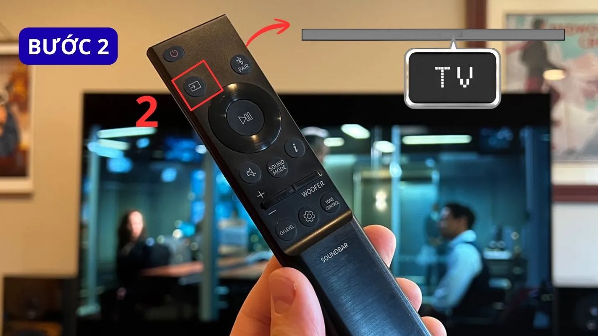 hướng dẫn sử dụng cách Kết nối loa thanh Samsung T420 với TV qua SoundConnect bước 2