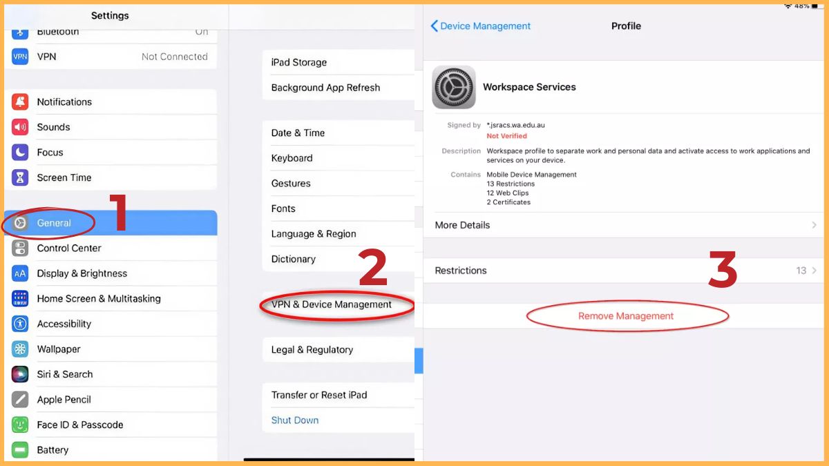 Cách gỡ MDM khỏi iPad là gì c1