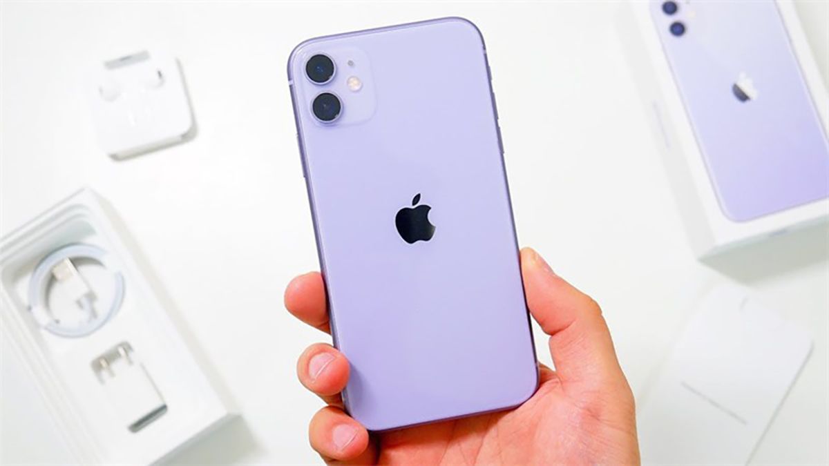 điện thoại iphone 11 có mấy màu - tím 