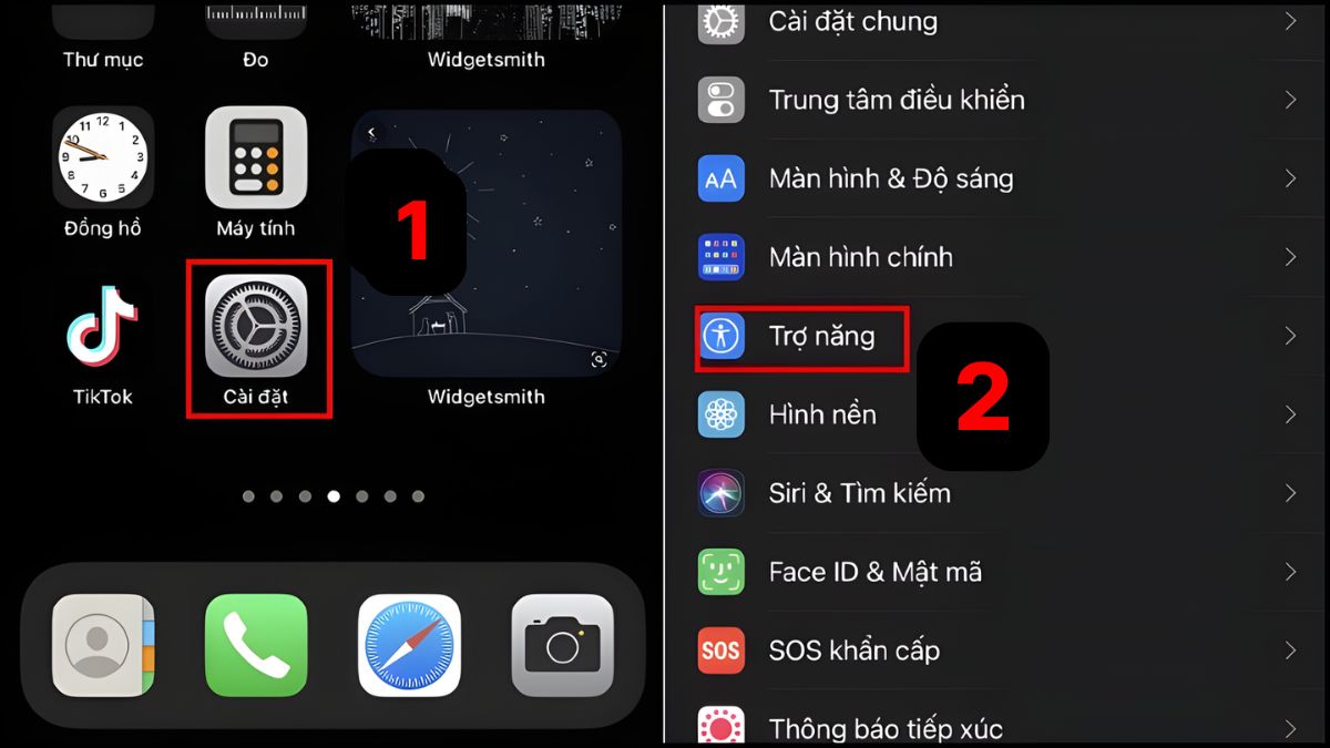 iPhone 13 Pro Max bị chớp màn hình tắt chế độ thu phóng bước 1