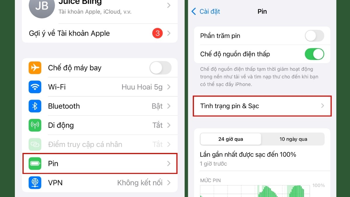 Cách khắc phục iPhone 14 Pro Max nhanh hết pin kiểm tra tình trạng pin