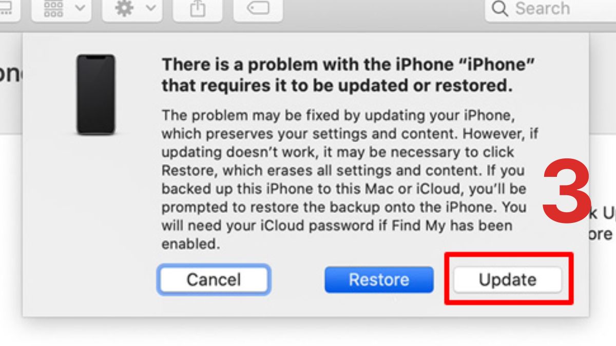 Cách khắc phục iPhone bị treo loading bước 3
