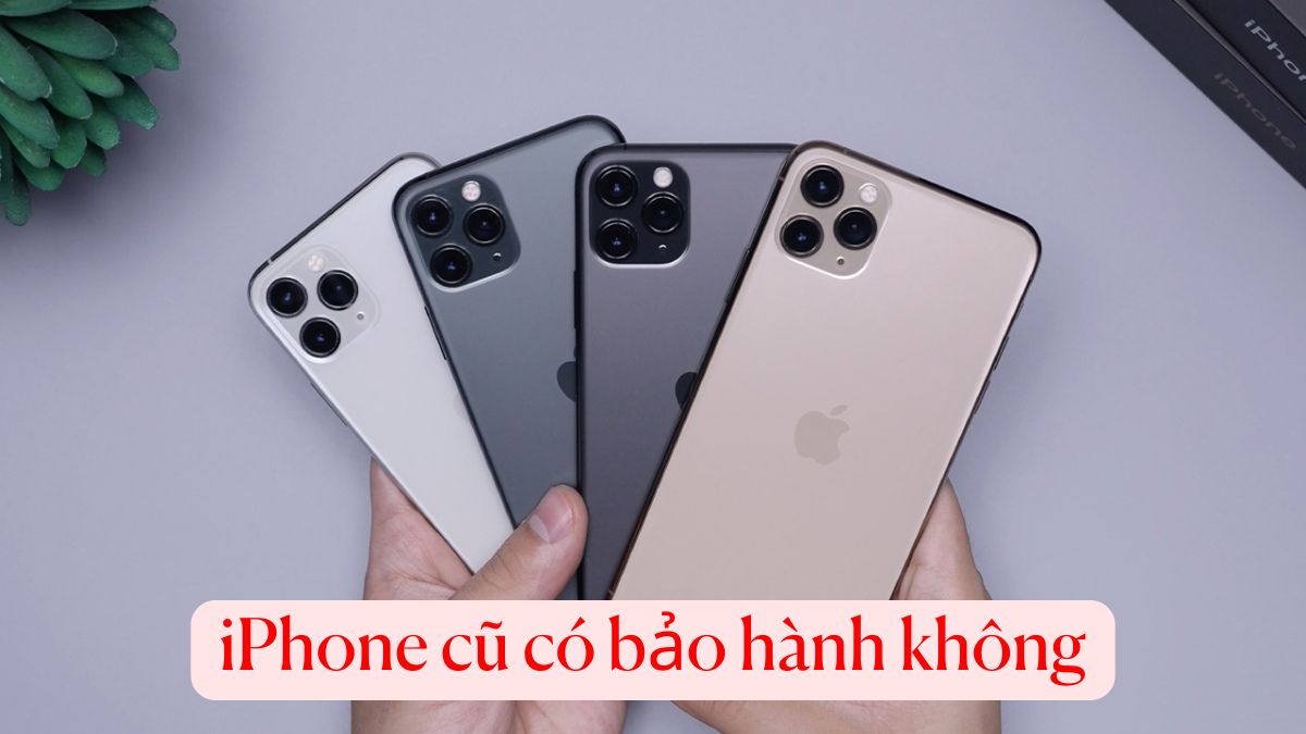 iPhone cũ có bảo hành không? Cách kiểm tra bảo hành iPhone
