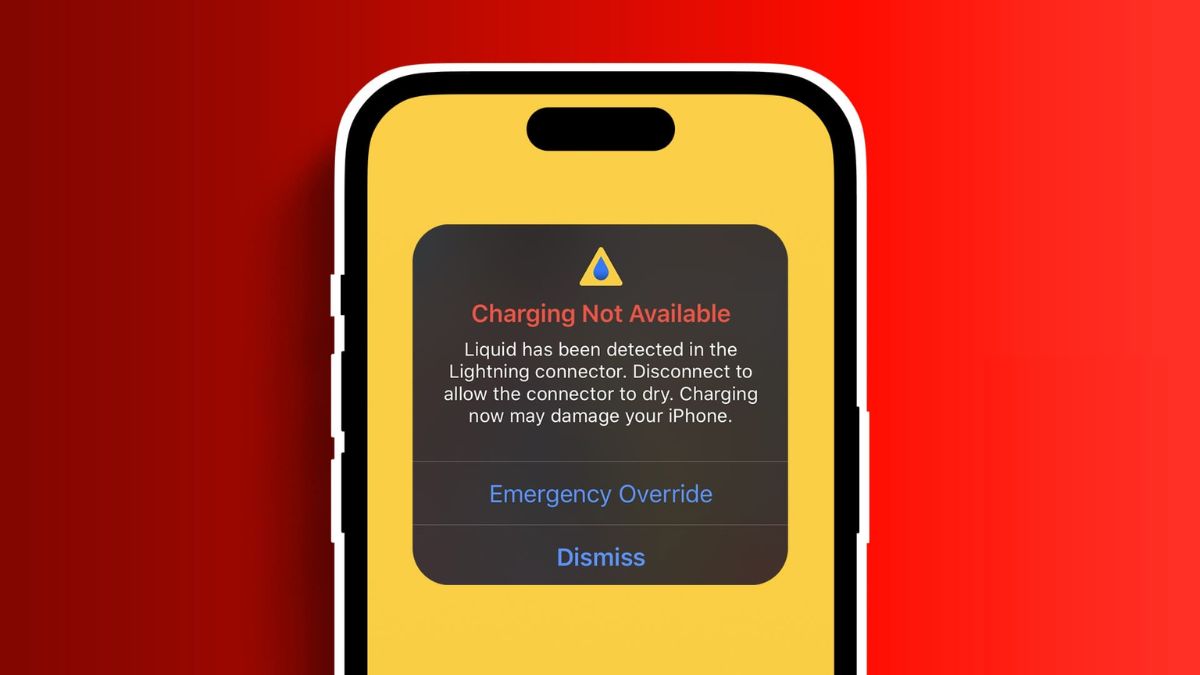 Những mẹo nhanh khi iPhone báo phát hiện chất lỏng