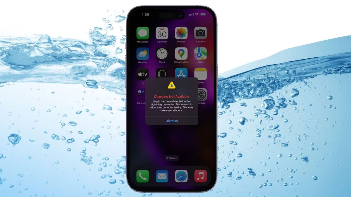 hướng dẫn Cách khắc phục lỗi iphone phát hiện chất lỏng